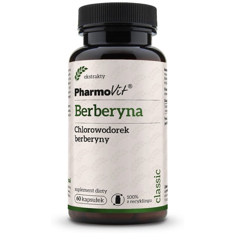 BERBERYNA (388 mg) BEZGLUTENOWA 60 KAPSUŁEK - PHARMOVIT (CLASSIC)