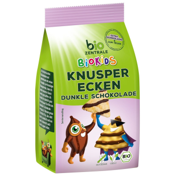 CHRUPKI KUKURYDZIANE PIRAMIDKI Z GORZKĄ CZEKOLADĄ BEZGLUTENOWE DLA DZIECI BIO 60 g - BIO ZENTRALE (BIOKIDS)