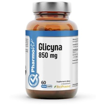 GLICYNA (850 mg) BEZGLUTENOWA 60 KAPSUŁEK - PHARMOVIT (CLEAN LABEL)