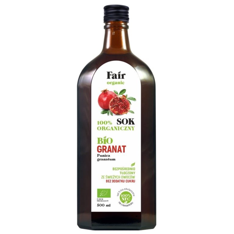 SOK Z GRANATU NFC BIO 500 ml - FAIR ORGANIC