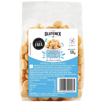 GROSZEK PTYSIOWY BEZ DODATKU CUKRÓW BEZGLUTENOWY 50 g - GLUTENEX