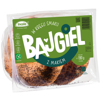 BAJGLE Z MAKIEM BEZGLUTENOWE (2 szt.) 190 g - INCOLA