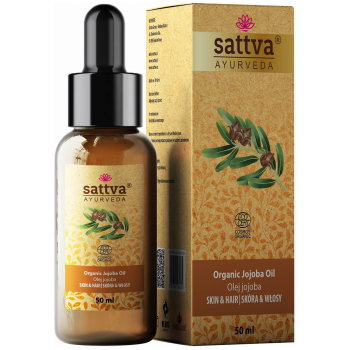 OLEJ DO CIAŁA I WŁOSÓW JOJOBA ECO 50 ml - SATTVA (AYURVEDA)