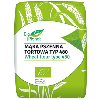 MĄKA PSZENNA TORTOWA TYP 480 BIO 1 kg - BIO PLANET