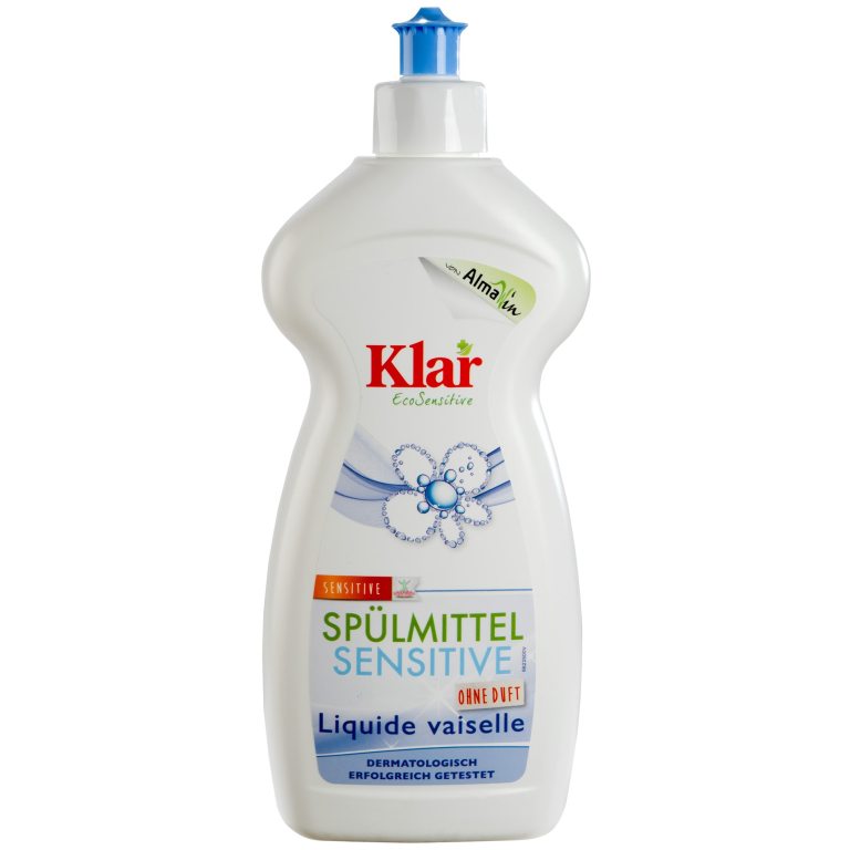 PŁYN DO MYCIA NACZYŃ SENSITIVE ECO 500 ml - KLAR