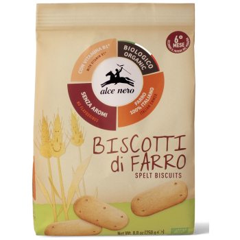 CIASTKA ORKISZOWE Z WITAMINĄ B1 DLA DZIECI OD 6 MIESIĄCA BIO 250 g - ALCE NERO