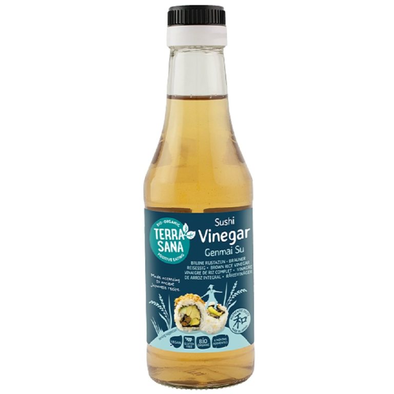 OCET RYŻOWY DO SUSHI NIESŁODZONY FILTROWANY BEZGLUTENOWY BIO 250 ml (GENMAI SU VINEGAR)- TERRASANA