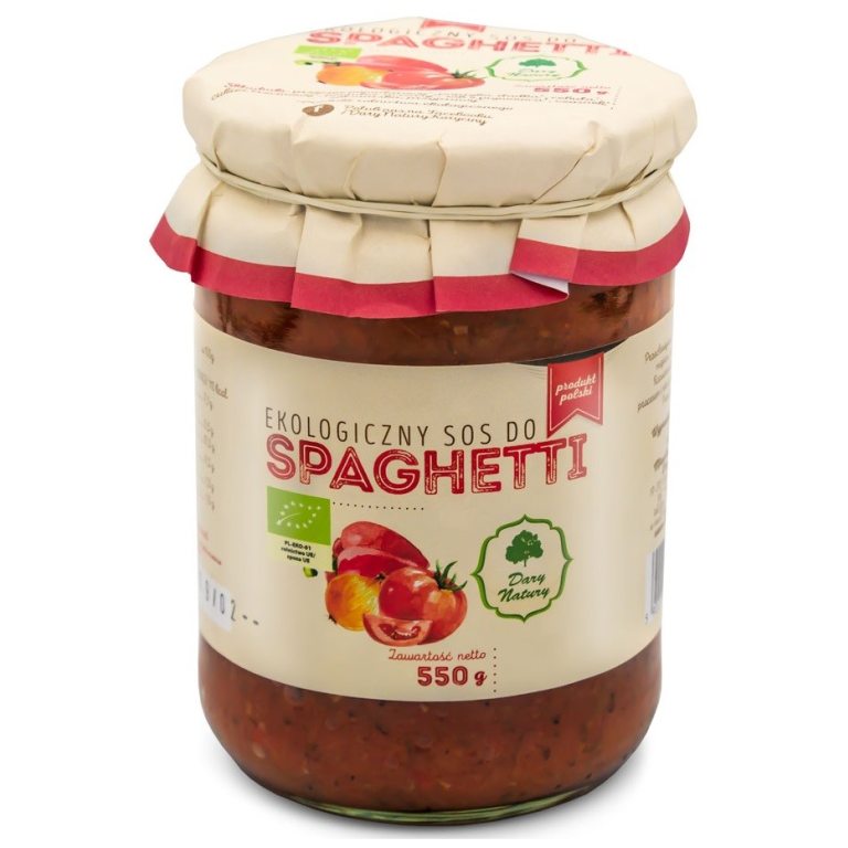 SOS DO SPAGHETTI BIO 550 g - DARY NATURY