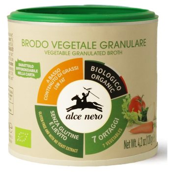 BULION WARZYWNY GRANULOWANY BEZGLUTENOWY BIO 120 g - ALCE NERO