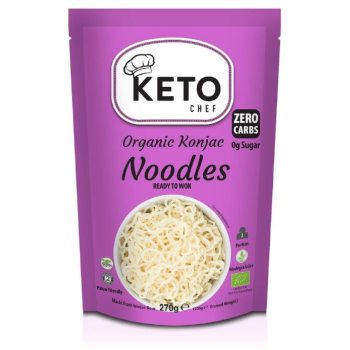 MAKARON (KONJAC) GOTOWY NA WOKA BEZGLUTENOWY BIO 270 g (200 g) - KETO CHEF (BETTER THAN FOODS)