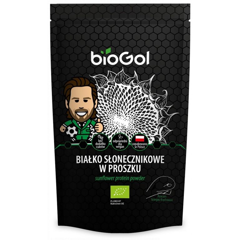 BIAŁKO SŁONECZNIKOWE BIO 150 g - BIOGOL