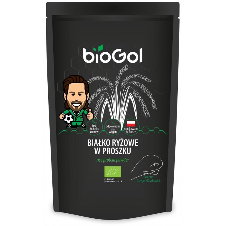 BIAŁKO RYŻOWE BIO 500 g - BIOGOL