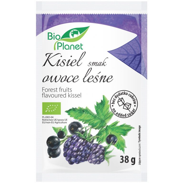 KISIEL O SMAKU OWOCÓW LEŚNYCH Z OWOCAMI JAGODOWYMI BIO 38 g - BIO PLANET