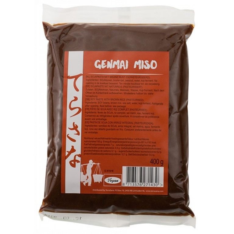 MISO GENMAI (PASTA Z SOI I RYŻU BRĄZOWEGO) 400 g - TERRASANA