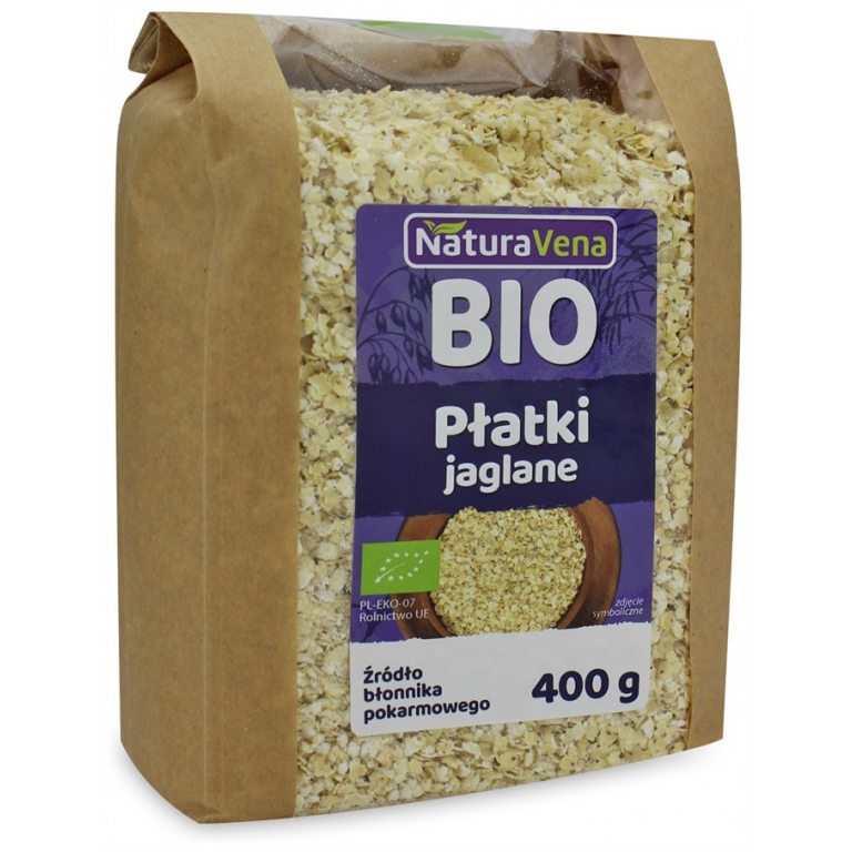 PŁATKI JAGLANE BIO 400 g - NATURAVENA