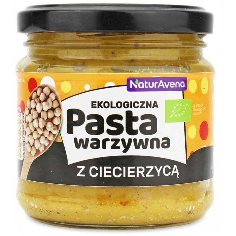 PASTA WARZYWNA Z CIECIERZYCĄ BIO 185 g - NATURAVENA