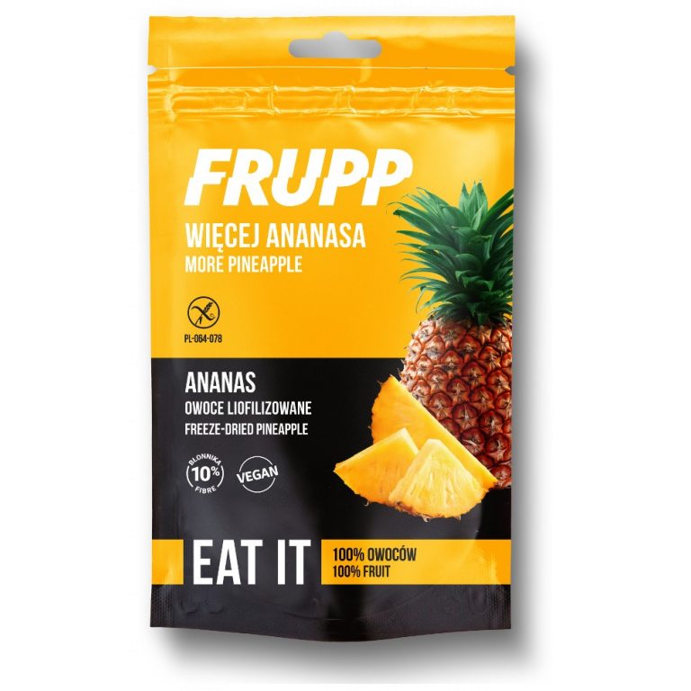 ANANAS LIOFILIZOWANY BEZGLUTENOWY 15 g - CELIKO (FRUPP)