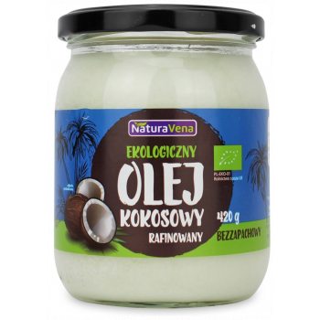 OLEJ KOKOSOWY BEZWONNY BIO 465 ml - NATURAVENA