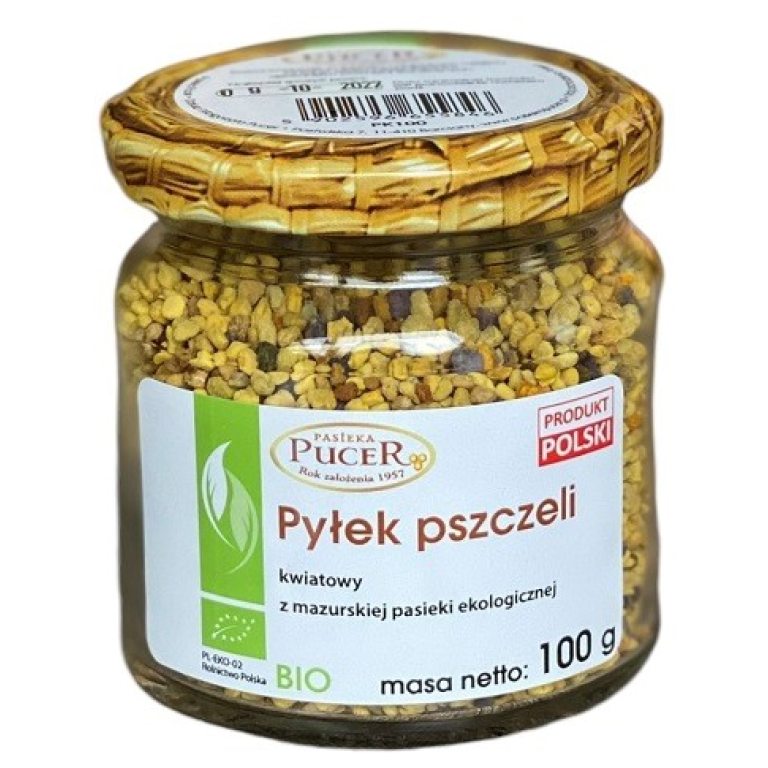 PYŁEK KWIATOWY (PSZCZELI) BIO 100 g - PASIEKA PUCER