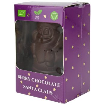 MIKOŁAJ Z CZEKOLADY JAGODOWEJ BEZ DODATKU CUKRÓW BIO 75 g - COCOA (PRODUKT SEZONOWY)