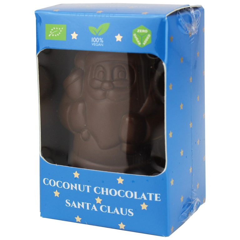 MIKOŁAJ Z CZEKOLADY KOKOSOWEJ BEZ DODATKU CUKRÓW BIO 75 g - COCOA (PRODUKT SEZONOWY)