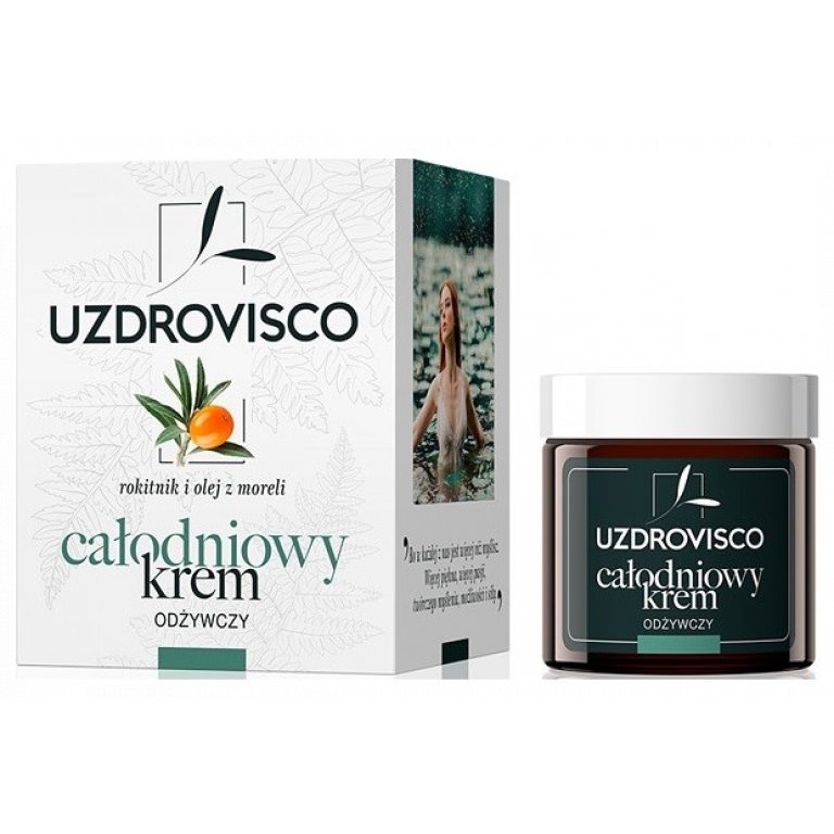 KREM DO TWARZY ODŻYWCZY NA DZIEŃ I NA NOC 50 ml - UZDROVISCO (ROKITNIK)