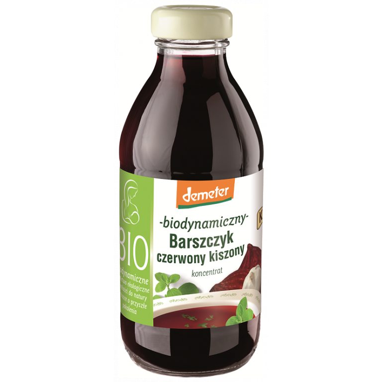 BARSZCZ CZERWONY KISZONY BEZGLUTENOWY KONCENTRAT DEMETER BIO 320 ml - KOWALEWSKI