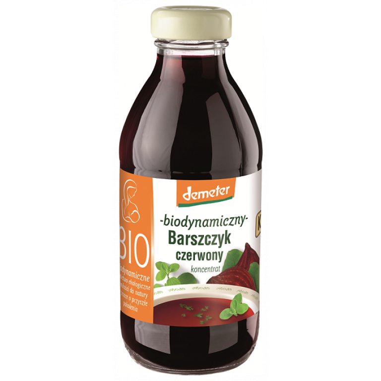 BARSZCZ CZERWONY BEZGLUTENOWY KONCENTRAT DEMETER BIO 320 ml - KOWALEWSKI