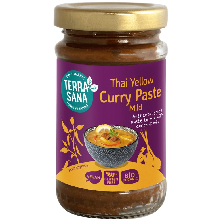 PASTA CURRY TAJSKA BEZGLUTENOWA BIO 120 g - TERRASANA