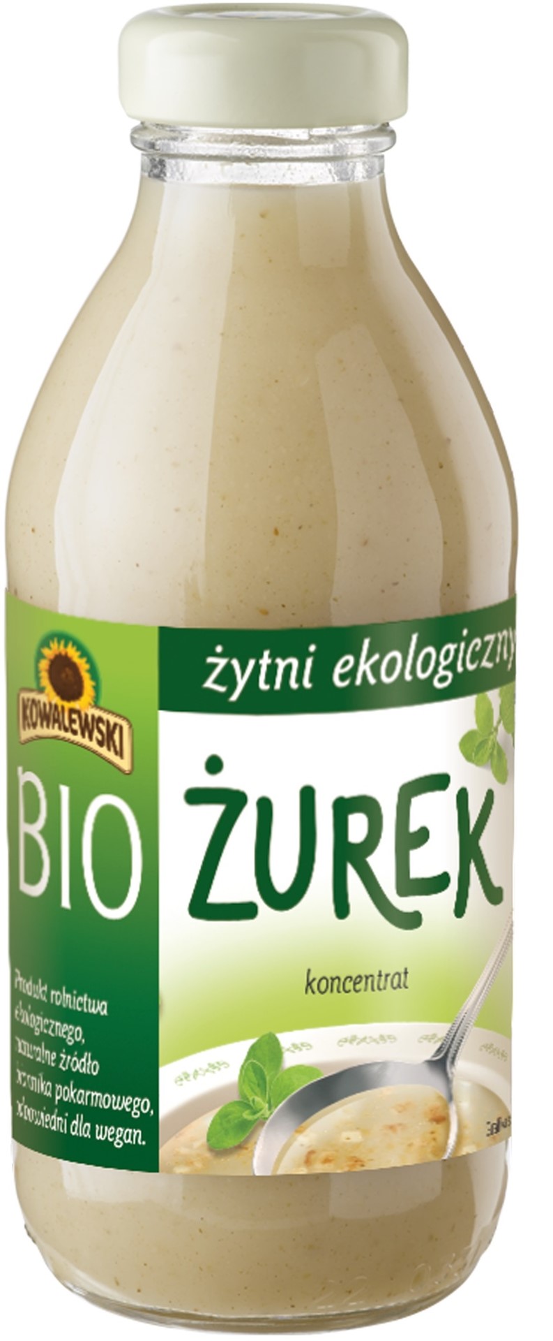 ŻUREK ŻYTNI KONCENTRAT BIO 320 ml - KOWALEWSKI