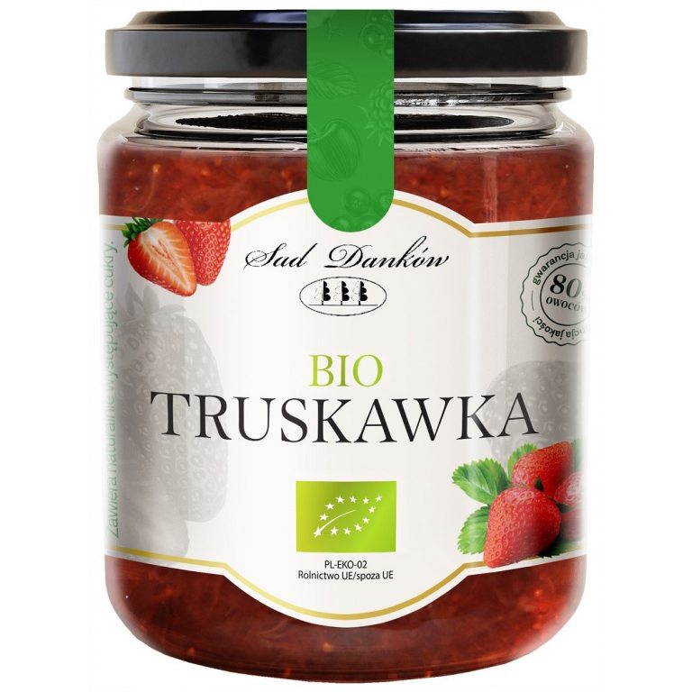 TRUSKAWKA 80 % BIO 260 g - SAD DANKÓW