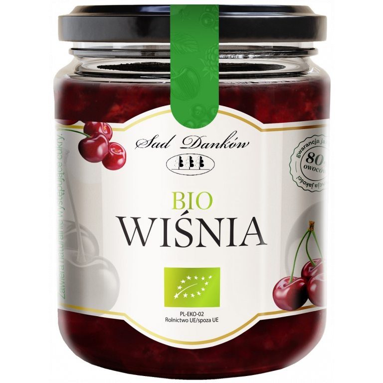 WIŚNIA 80 % BIO 260 g - SAD DANKÓW