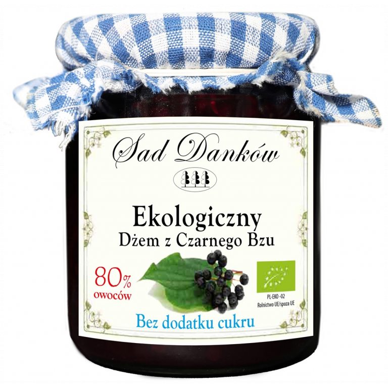 CZARNY BEZ 80 % BIO 260 g - SAD DANKÓW