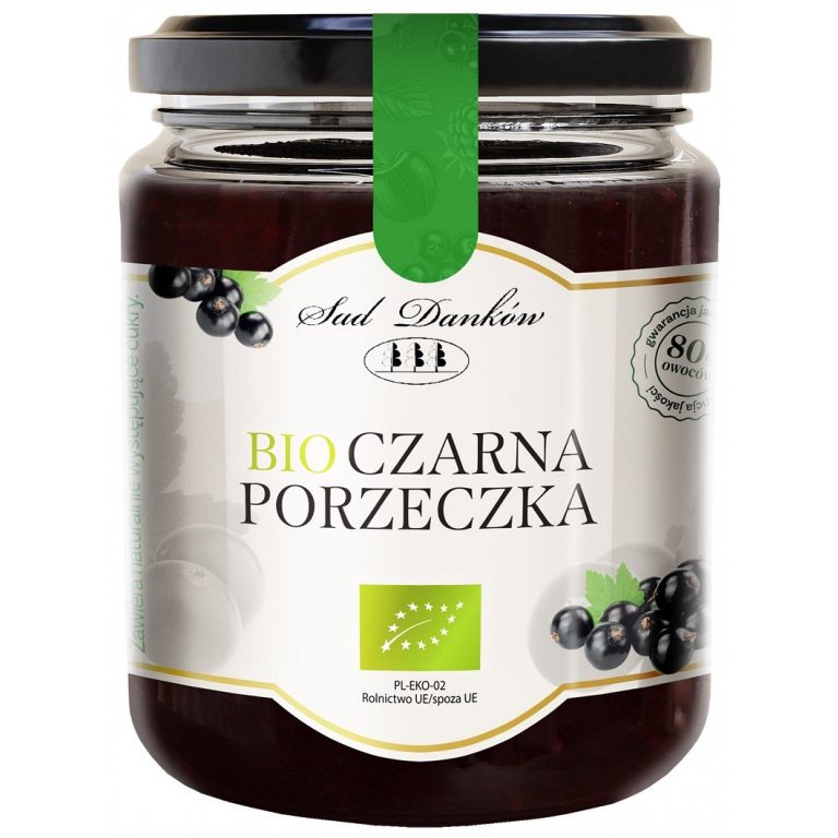 CZARNA PORZECZKA 80 % BIO 260 g - SAD DANKÓW