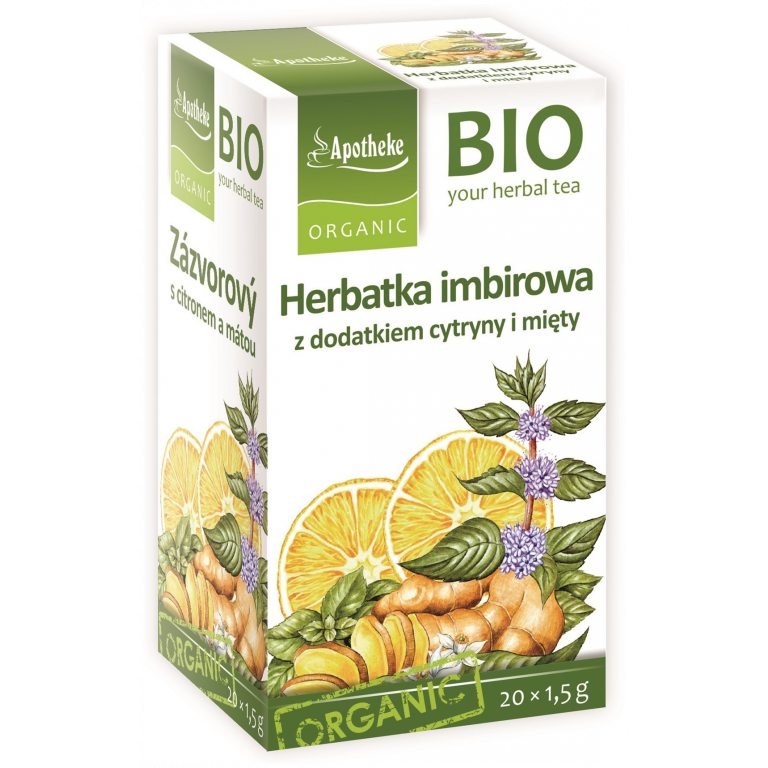 HERBATKA IMBIROWA (CYTRYNA I MIĘTA) BIO (20 x 1