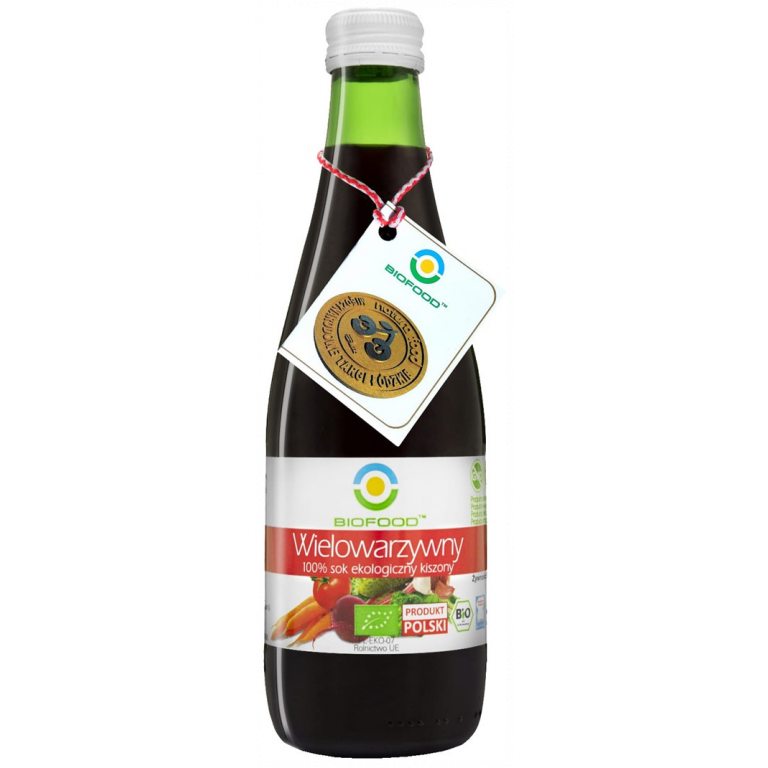 SOK WIELOWARZYWNY KISZONY NFC BEZGLUTENOWY BIO 300 ml - BIO FOOD