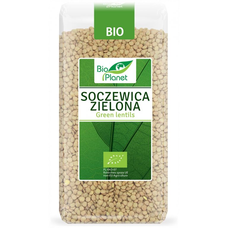 SOCZEWICA ZIELONA BIO 400 g - BIO PLANET