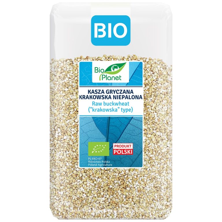 KASZA GRYCZANA KRAKOWSKA NIEPALONA BIO 1 kg - BIO PLANET