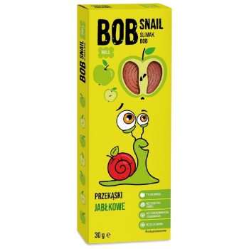 PRZEKĄSKA ROLL JABŁKOWA BEZ DODATKU CUKRÓW BEZGLUTENOWA 30 g - BOB SNAIL