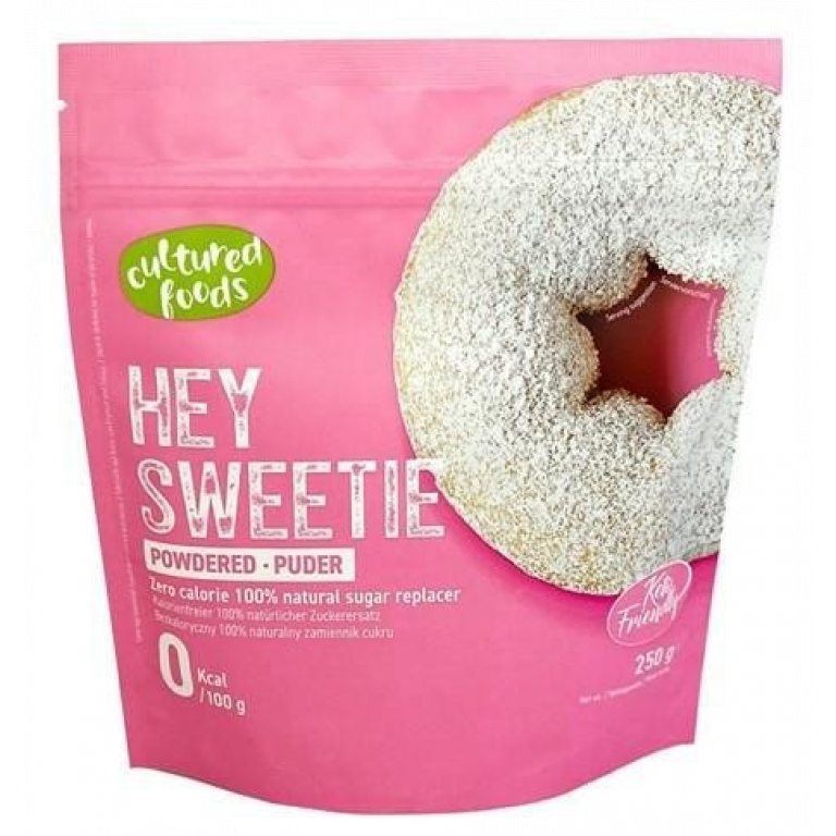 ZAMIENNIK CUKRU PUDRU "HEY SWEETIE" BEZGLUTENOWY 250 g - CULTURED FOODS