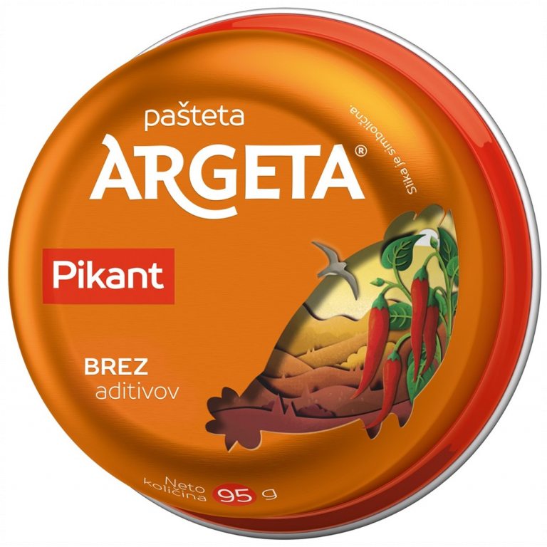 PASTA Z KURCZAKA PIKANTNA BEZGLUTENOWA 95 g - ARGETA