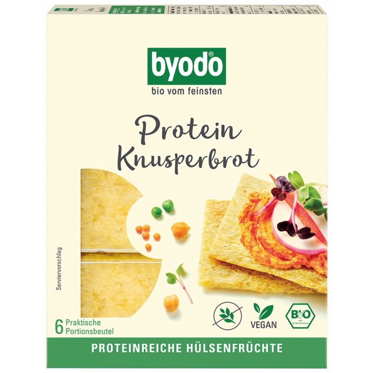 PIECZYWO CHRUPKIE PROTEINOWE CIECIERZYCA - SOCZEWICA - GROCH BEZGLUTENOWE BIO (6 x 18