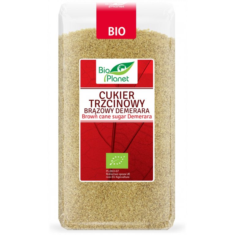 CUKIER TRZCINOWY DEMERARA BIO 500 g - BIO PLANET