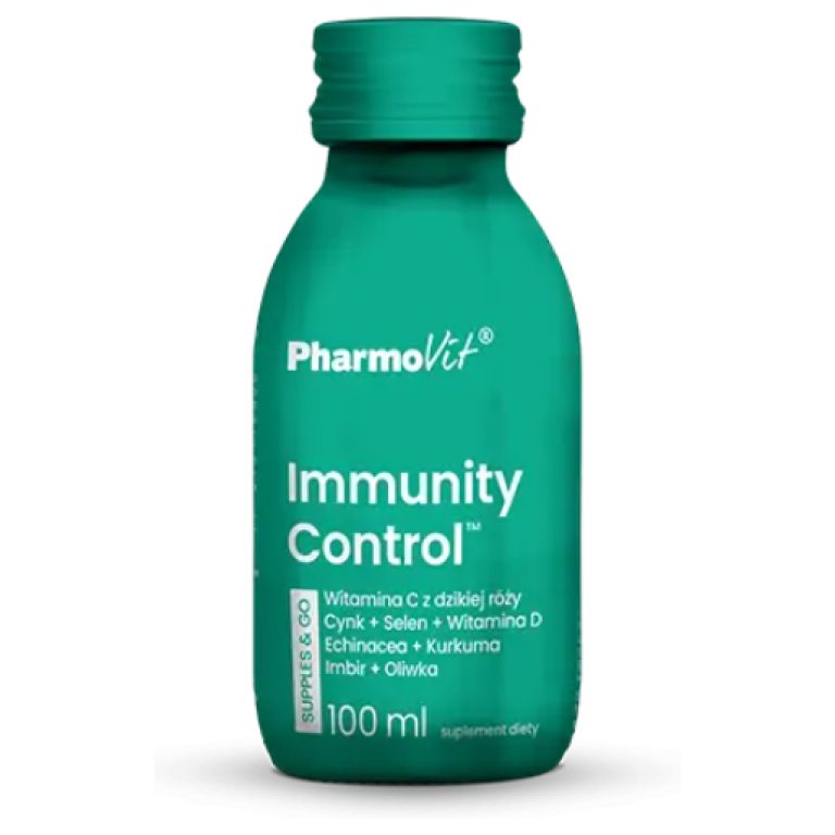 SHOT IMMUNITY CONTROL BEZGLUTENOWY 100 ml - PHARMOVIT (SUPPLES & GO)