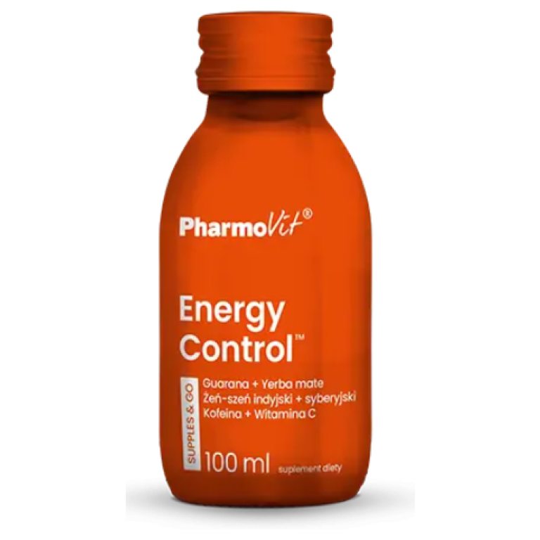 SHOT ENERGY CONTROL BEZGLUTENOWY 100 ml - PHARMOVIT (SUPPLES & GO)
