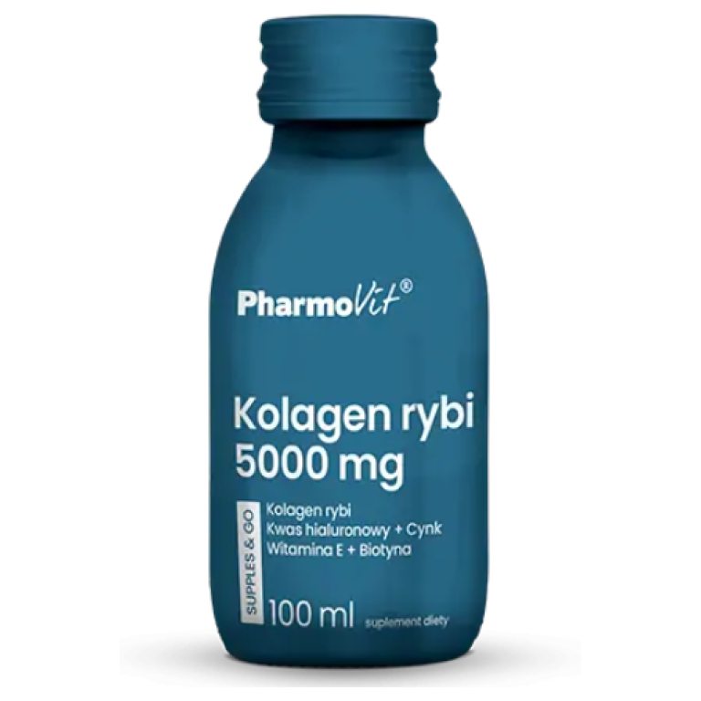 SHOT KOLAGEN RYBI (5000 mg) BEZGLUTENOWY 100 ml - PHARMOVIT (SUPPLES & GO)