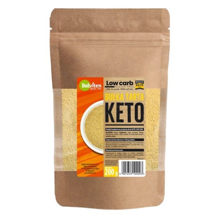 BUŁKA TARTA KETO BEZGLUTENOWA 200 g - BALVITEN