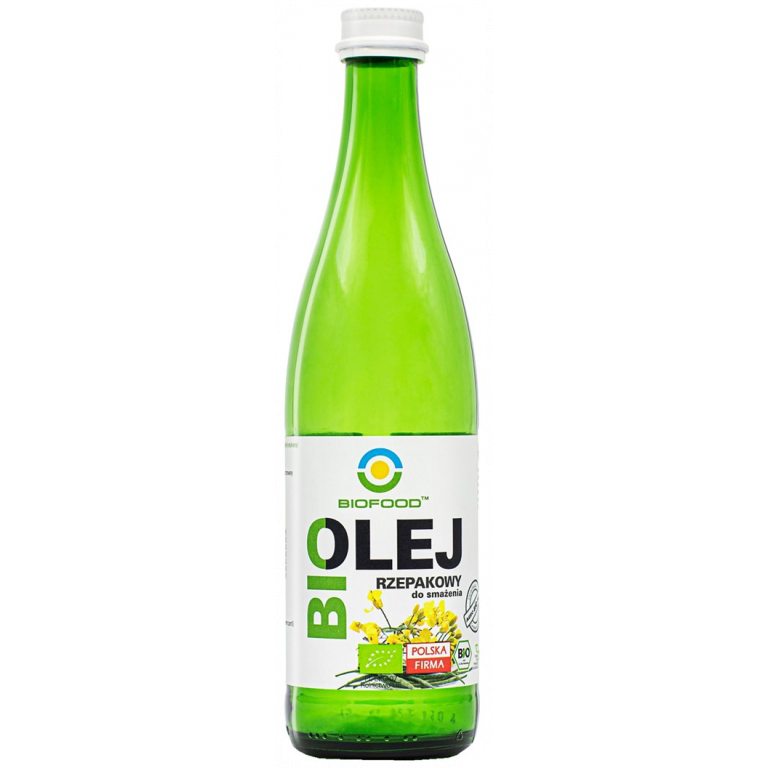 OLEJ RZEPAKOWY DO SMAŻENIA BEZGLUTENOWY BIO 500 ml - BIO FOOD