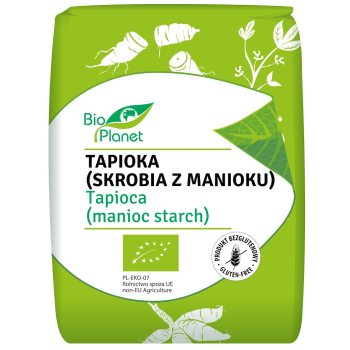 TAPIOKA (SKROBIA Z MANIOKU) BEZGLUTENOWA BIO 800 g - BIO PLANET