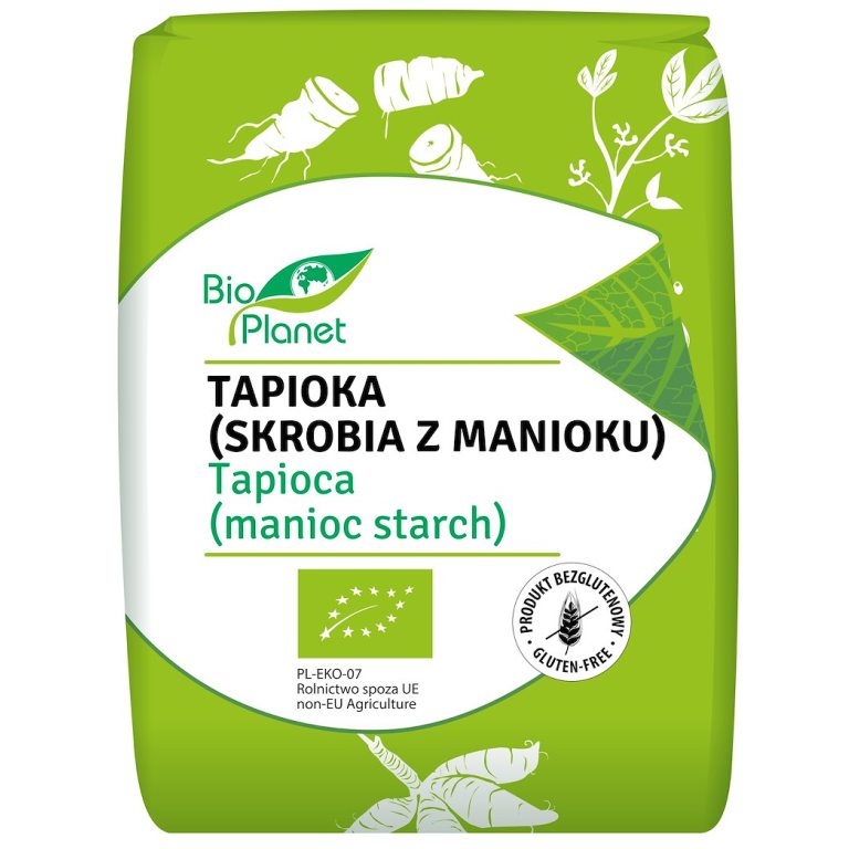 TAPIOKA (SKROBIA Z MANIOKU) BEZGLUTENOWA BIO 800 g - BIO PLANET